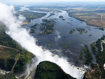 Zambezi river in Livingstone