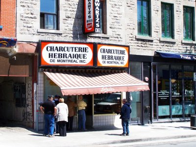 Schwartz's Gourmet Jewish Montreal store