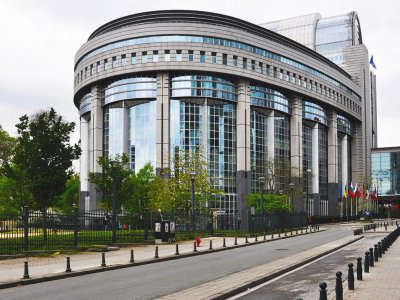 The European Parliament building
