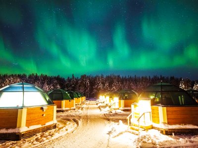 Arctic snow hotel