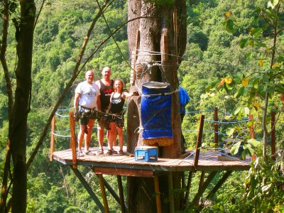 Treetop Tour Zipline on Koh Samui