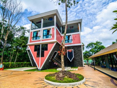 Upside down house in Phuket