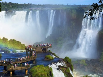 The Iguacu Waterfalls in Rio de Janeiro