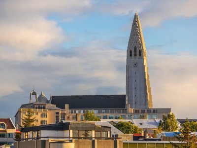 Hallgrimskirkja Church in Reykjavik