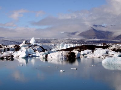 Jökulsárlón glacier lagoon in Reykjavik