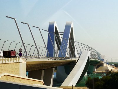 Sheikh Zayed Bridge in Abu Dhabi