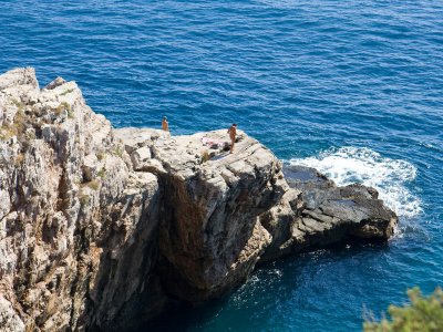 Nude Beach on Lokrum Island in Dubrovnik