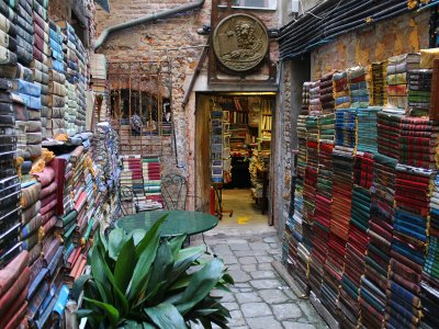 Libreria Acqua Alta in Venice