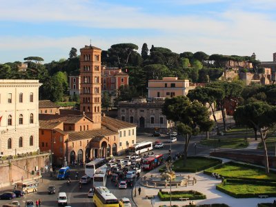 The Basilica of Saint Mary in Cosmedin in Rome