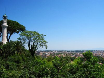 Janiculum hill in Rome