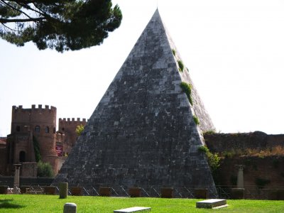 Pyramid of Caius Cestius in Rome