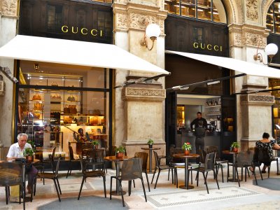 Gucci Café in Milan