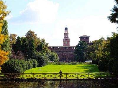 Sempione Park in Milan