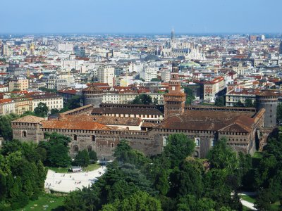 Sforza Castle in Milan