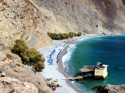 Glyka Nera Beach on Crete