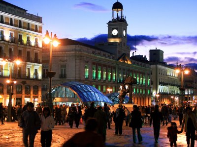 Puerta del Sol in Madrid