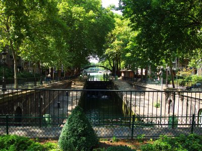 Canal Saint-Martin in Paris