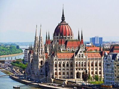 Hungarian Parliament Building in Budapest