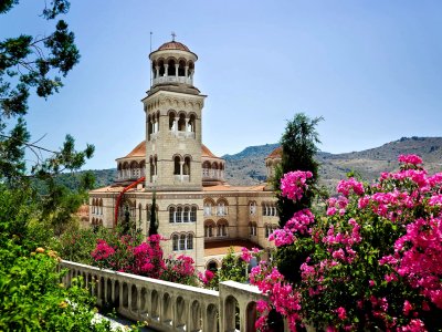 Agios Nektarios Monastery on Rhodes