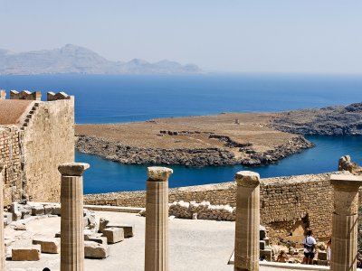 Acropolis of Lindos on Rhodes