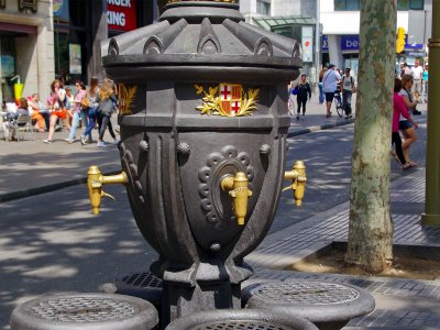 Canaletes Fountain in Barcelona