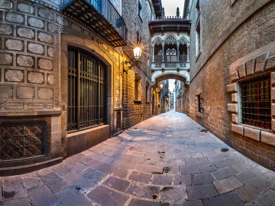 Gothic Quarter in Barcelona