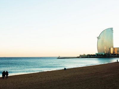 Barceloneta Beach in Barcelona