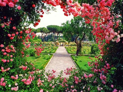 Rose Garden in Rome
