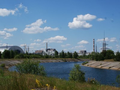 Cooling Pond Channel in Chernobyl