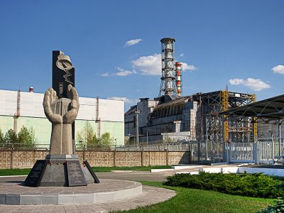 NPP observation deck in Chernobyl