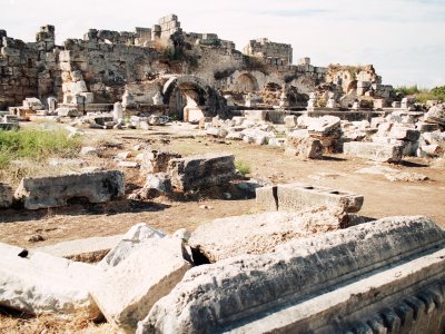 Perge's ruins in Antalya
