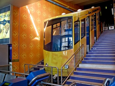 Cable car in Athens