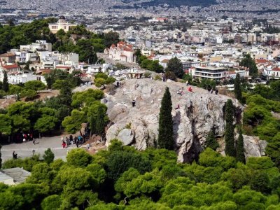 Areopagus Hill in Athens