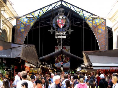 La Boqueria market in Barcelona