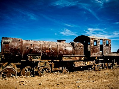 Train cemetery