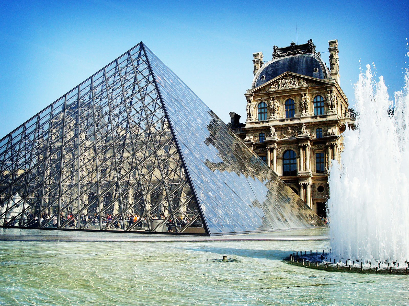 english tours of louvre